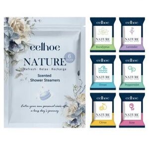 eelhoe Nature Scented Shower Steamers - Blue Pack (Assorted Scents)